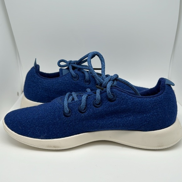 Allbirds Sams Club Exclusive Wool Blue White Women's Running Sneakers Size 10 - Picture 7 of 10